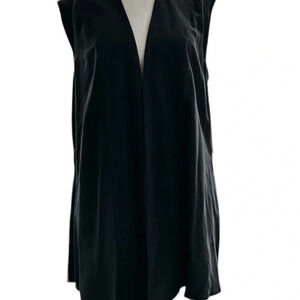 Vintage Como Black Sleeveless Cover  Sz 6